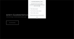 Desktop Screenshot of extern-gussbearbeitung.de